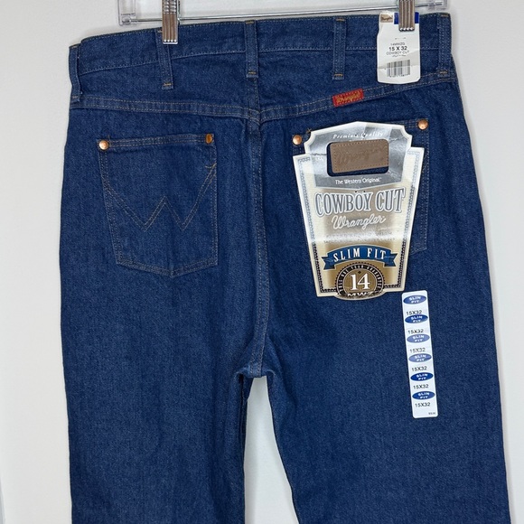 Wrangler Cowboy Cut Slim Fit Jeans Rodeo, Western, Line Dancing Closet Staple - Picture 11 of 16